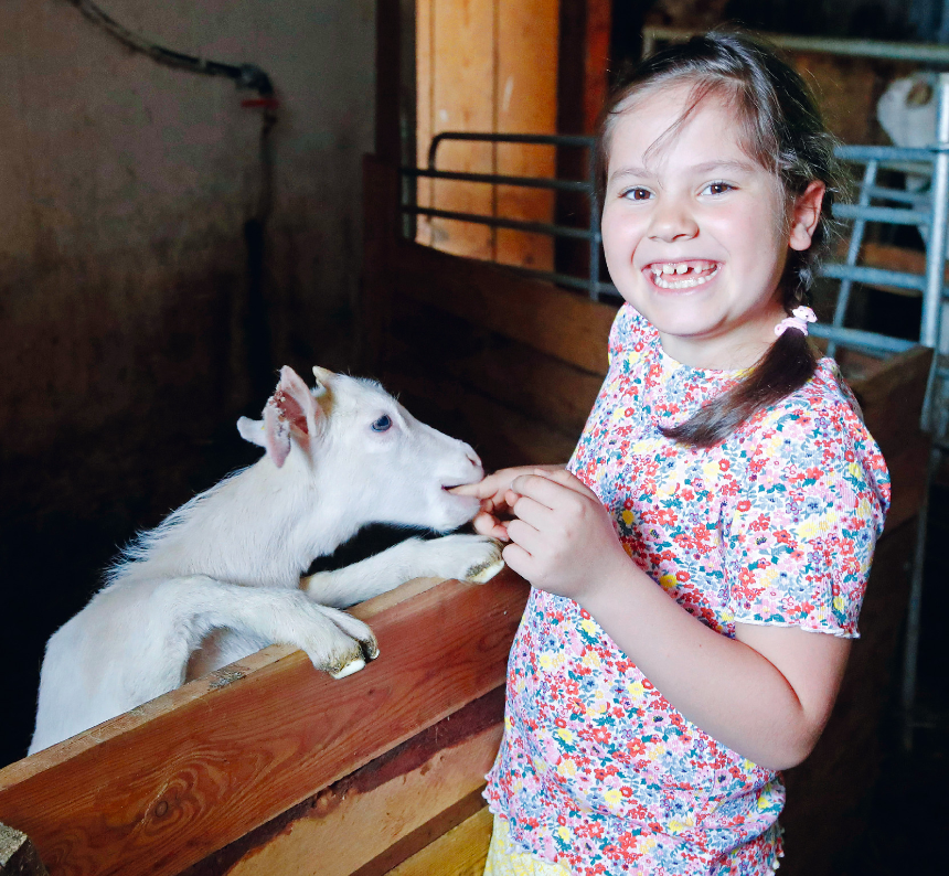 Zu Besuch bei Kühen, Ziegen und ganz viel Eis - familiii