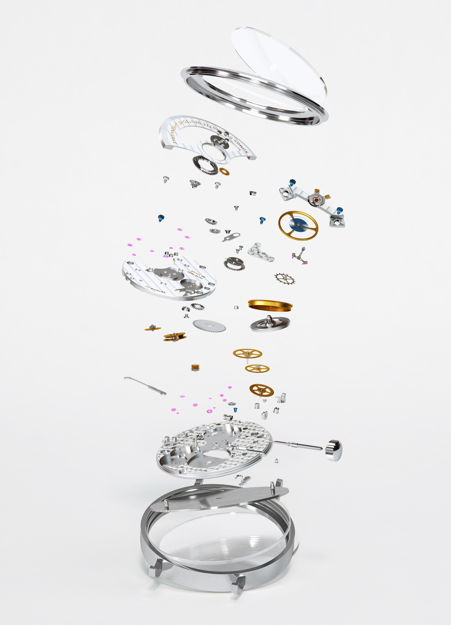 03 NOMOS Uhrwerk Explosion