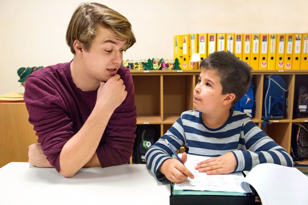 VIENNA, AUSTRIA - December 2, 2015 Frei.Spiel - Freiwillige für Kinder Hort der Kinderfreunde, Gassergasse 48 ©Josef Polleross