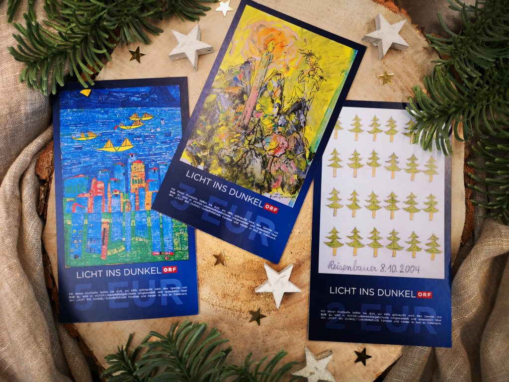 Hofer Licht ins Dunkel-Postkarten