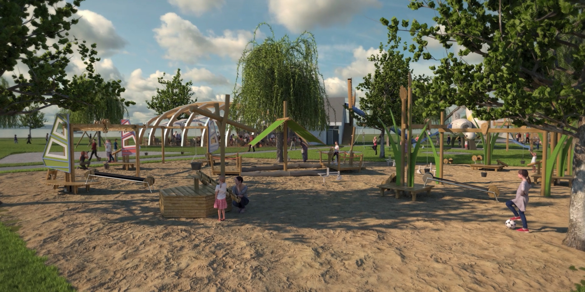 Im Mai 2021 wird die neue Familien-Erlebniswelt am Podersdorfer Strand eröffnet!