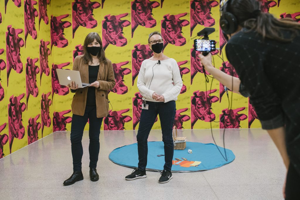 Digitales Kunstpicknick im mumok