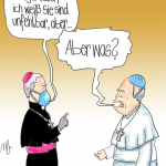 Michi Brezel - Corona Maske Papst