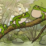 Tiergeschichten Laubfrösche