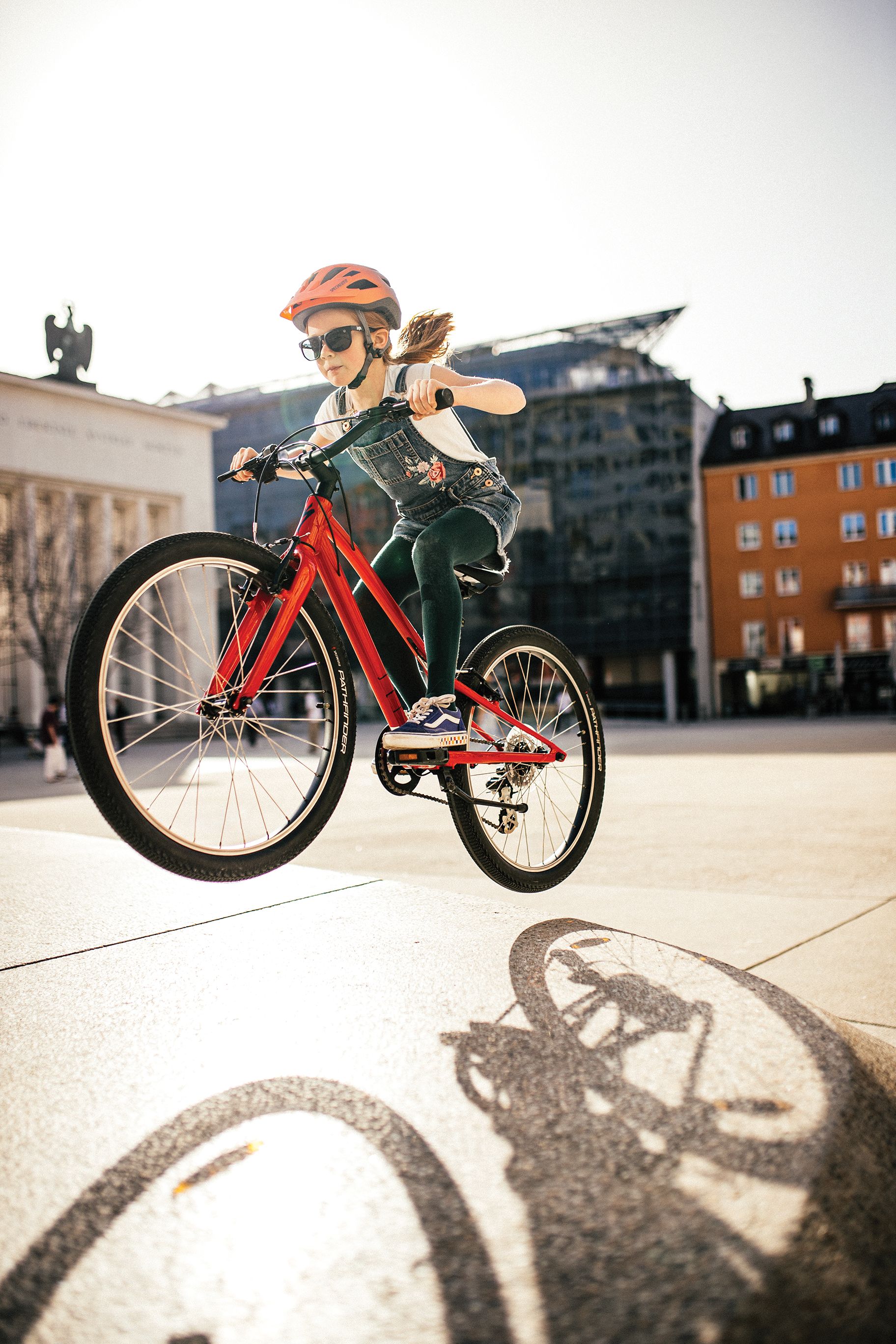 Jett Mädchen springt