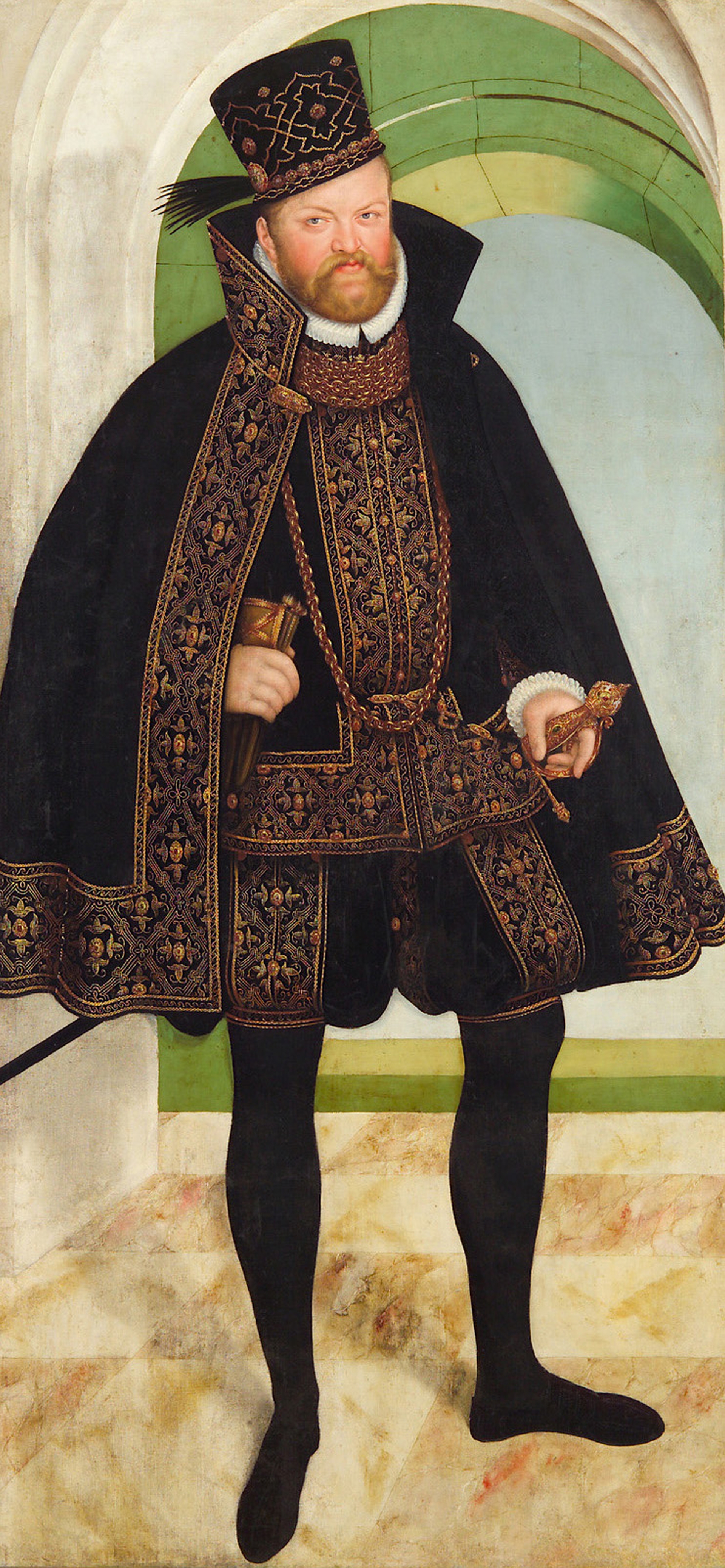 Mode_schauen_SchlossAmbrasInnsbruck_August_von_Sachsen_Lucas_Cranach_d._J._nach_1565.___KHM-Museumsverband
