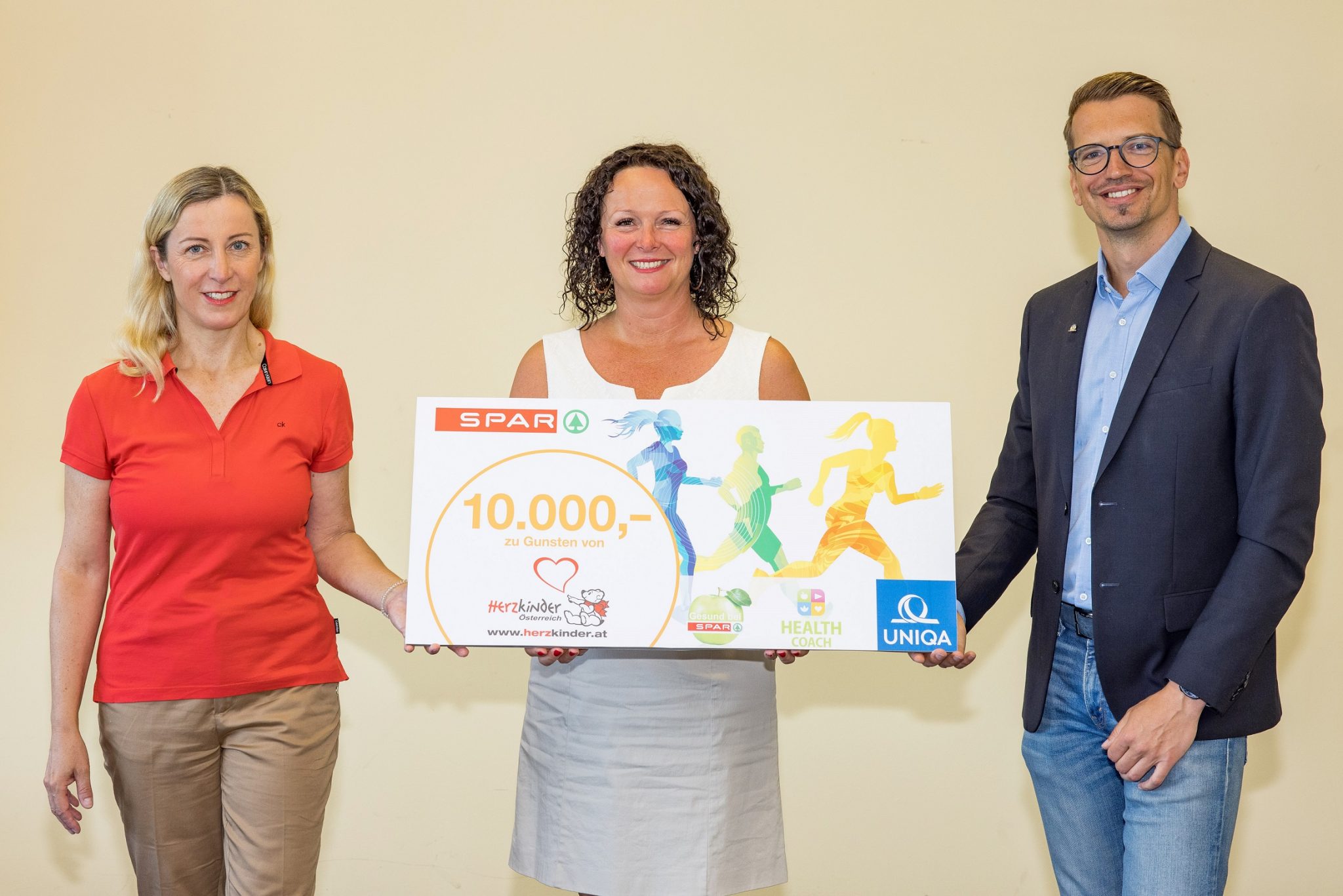 Scheck_SPAR_UNIQA_Herzkinder