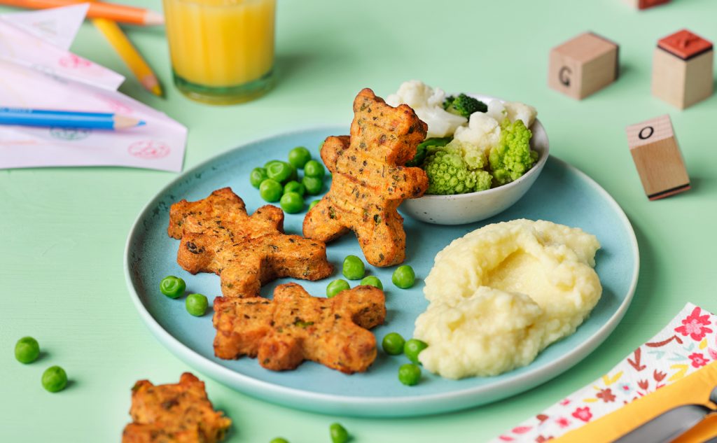 Neue Speise „Bärbl und Bärnd von Batate“ – knusprige Süßkartoffel-Bärchen von GOURMET Kids (c) Gourmet