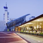 Museum Niederösterreich bei Nacht