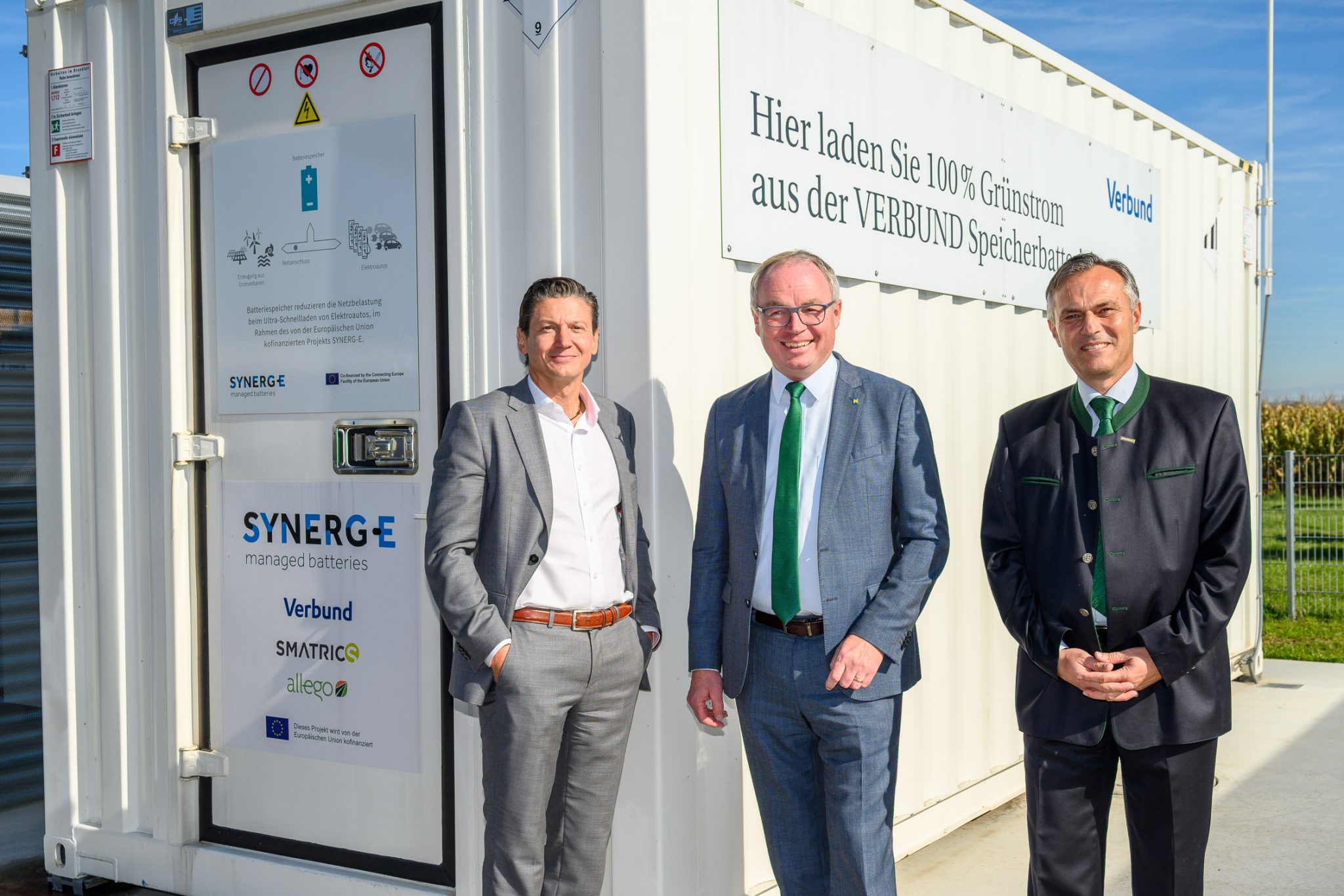 Eröffnung der HPC-Station in Pöchlarn am 15.10.2021; mit LH-Stellv. Pernkopf