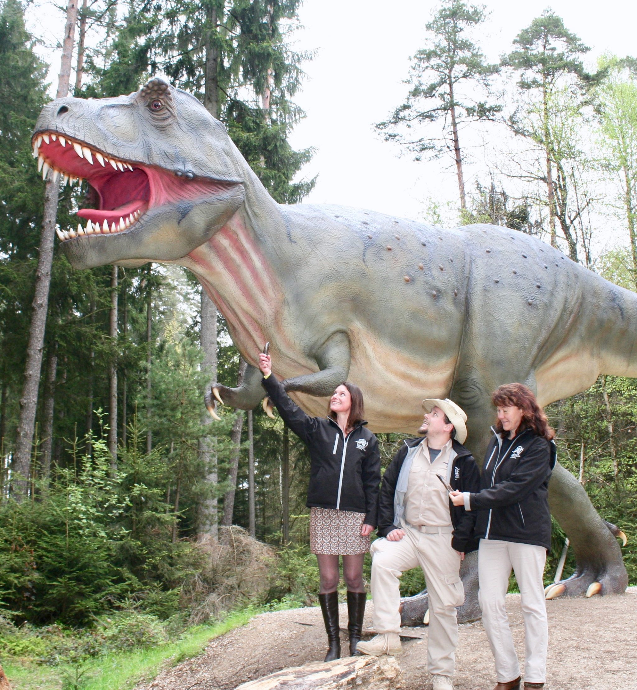 Dino-Park mit T-Rex