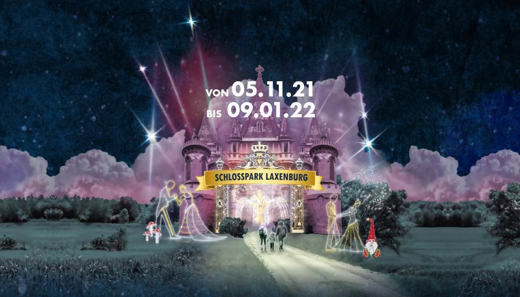 Illumina, der magische Lichtergarten im Schlosspark Laxenburg