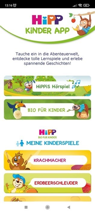 HiPP Kinder-App