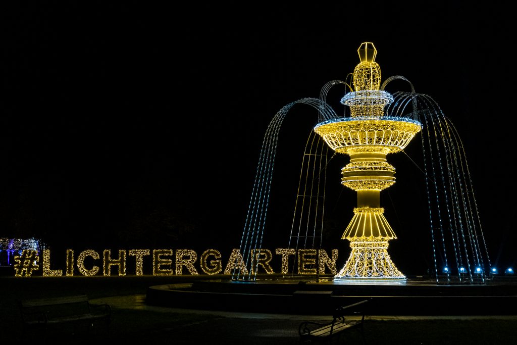 Illumina, der magische Lichtergarten im Schlosspark Laxenburg