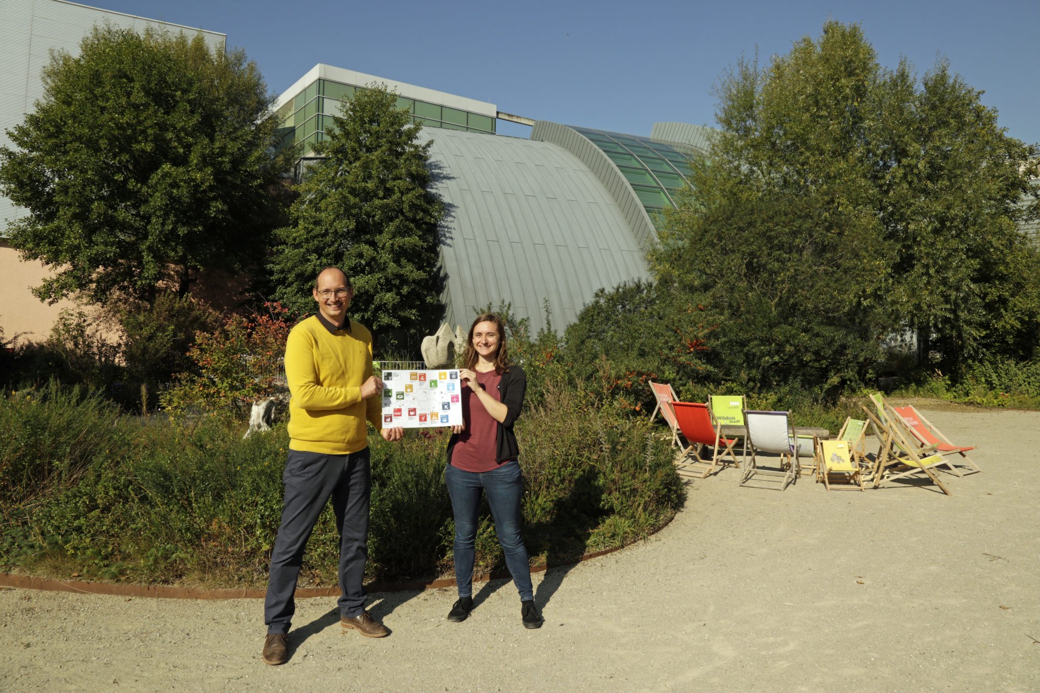 Ronald Lintner und Lisa Kolb und die Aktion 17x17