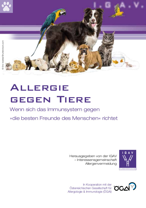 IGAV-Ratgeber "Allergie gegen Tiere"