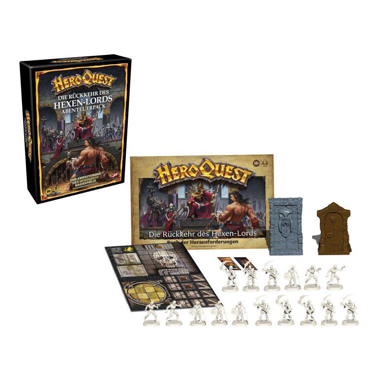 HeroQuest Die Rückke_Pack und Inhalt