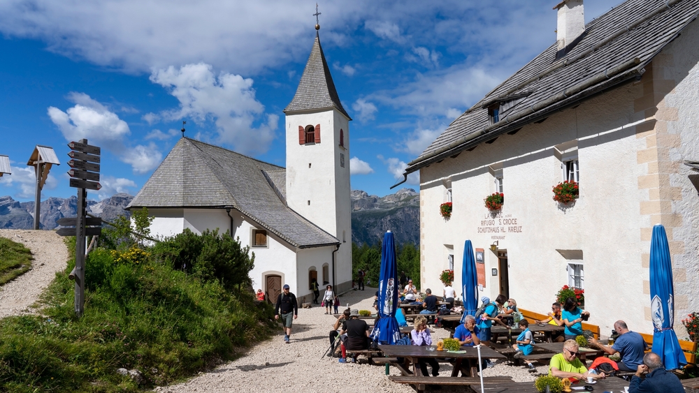 Badia,,Alto,Adige,,South,Tyrol,,Italy,,August,18,2021.,The,Hut