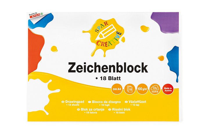 SPAR creative Zeichenblock A4_web
