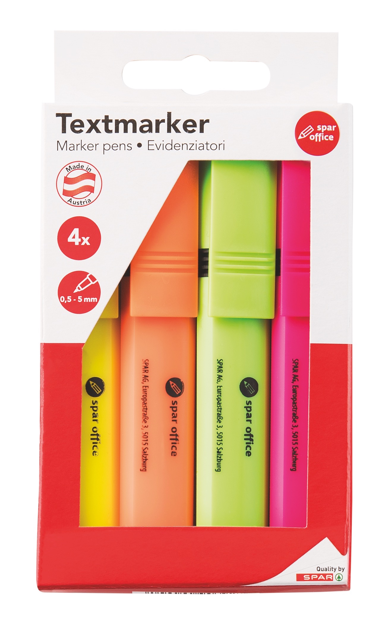 SPAR office Textmarker Neon