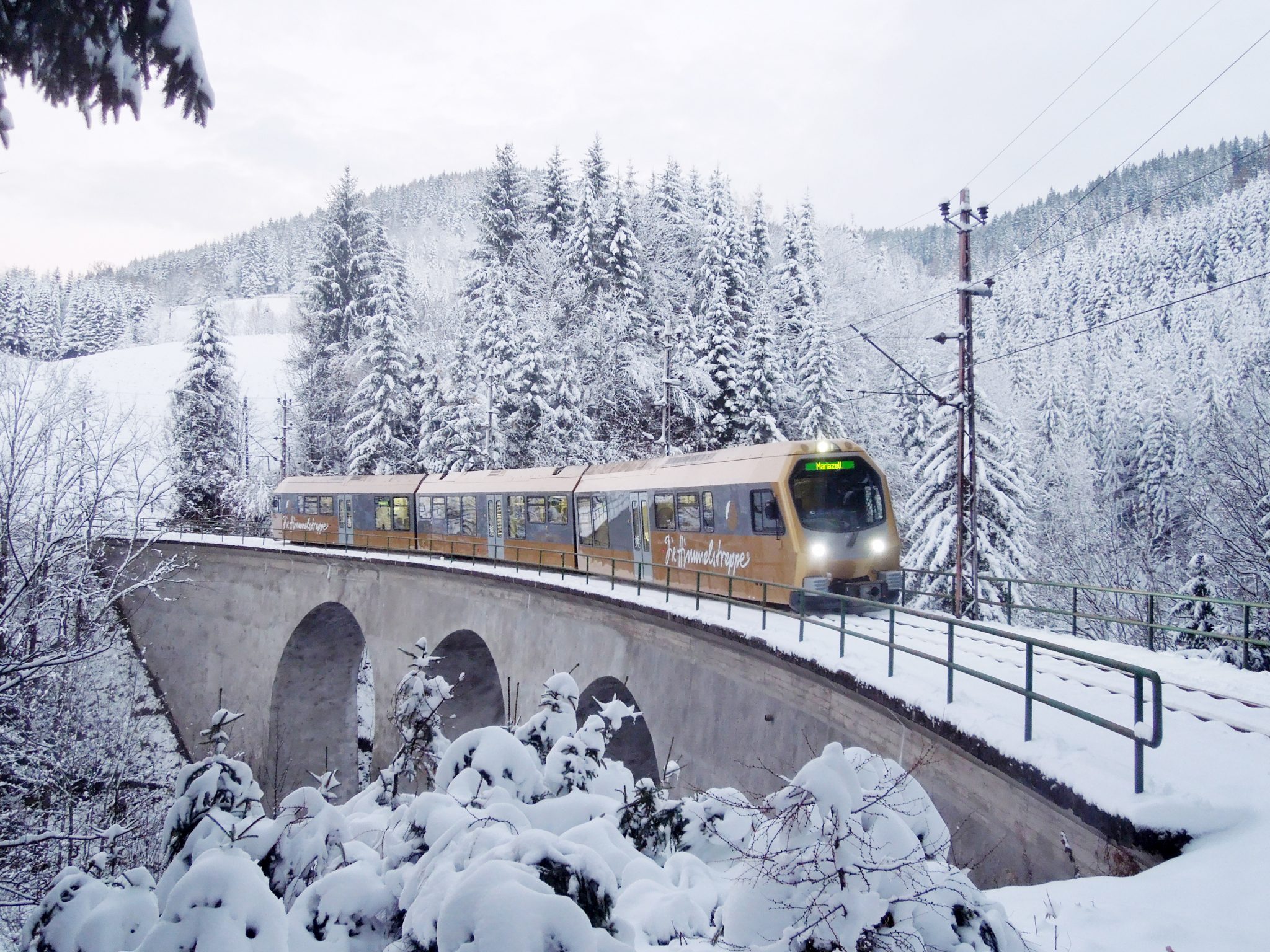 MZB, Winter, Himmelstreppe, außen, Natur, Gleis
