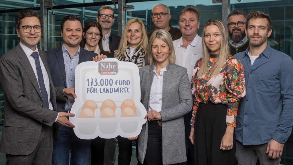 Spar Österreich Verleihung Eierprämie Foto: Neumayr/Leopold 05.12.2022