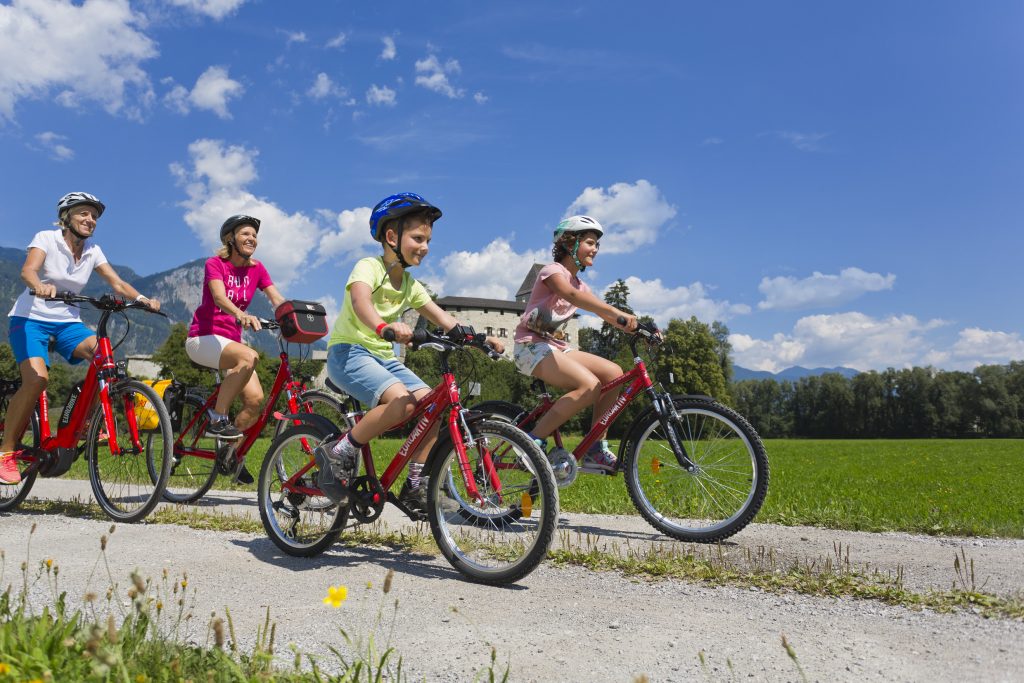 Besonders für Familien gibt es spezielle Anforderungen an einen gemeinsamen Urlaub im Fahrradsattel oder beim Wandern: Welche Strecke ist familienfreundlich und zudem die richtige für Kinder und gleichzeitig für Eltern oder Großeltern?