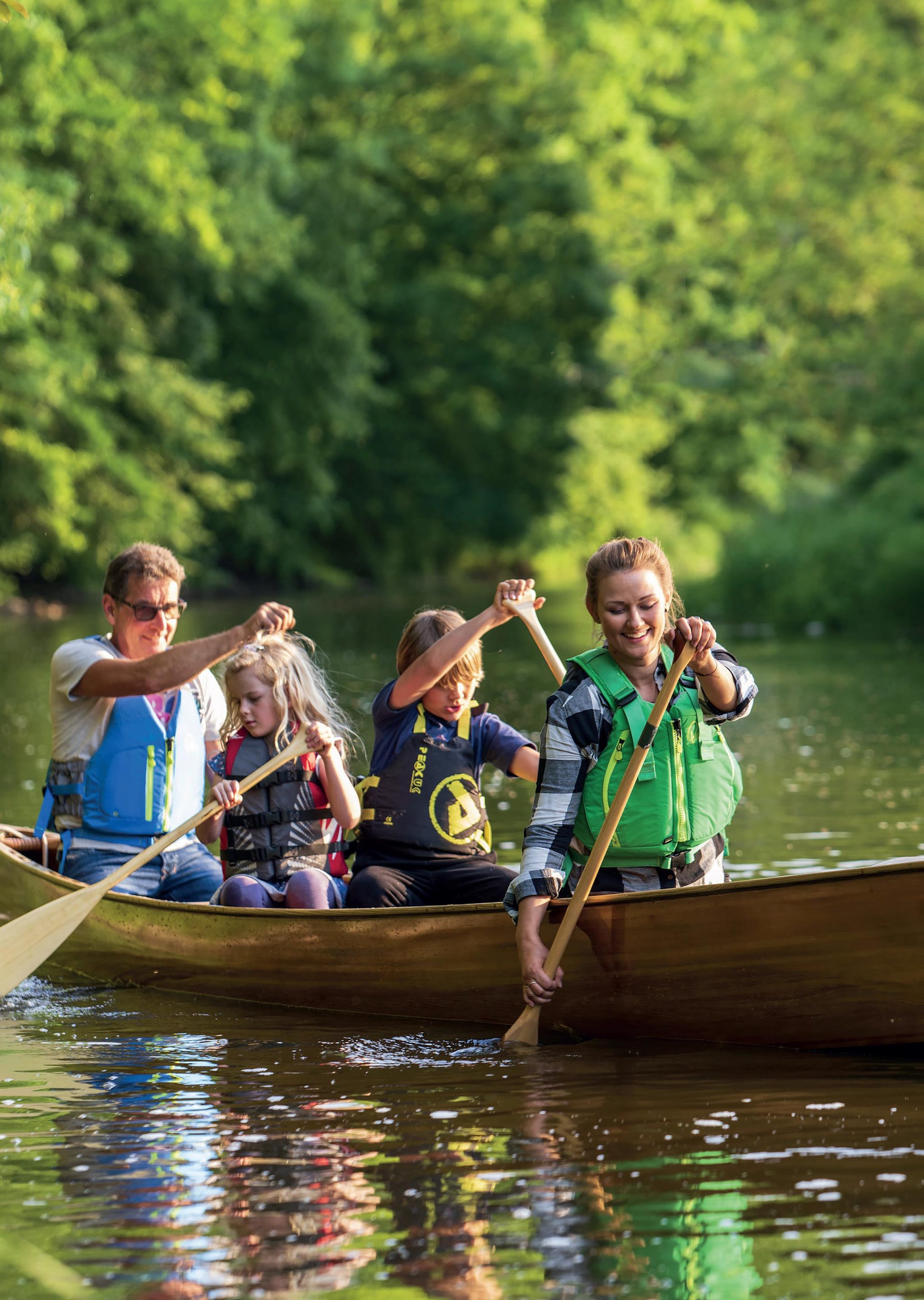 Kanutour im Altmühltal