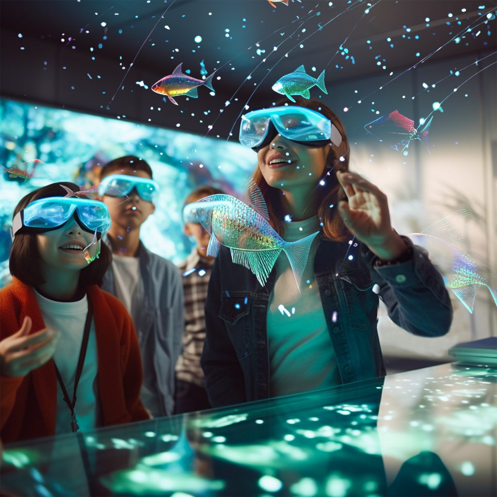 Schüler erleben Biologie durch Virtual Reality