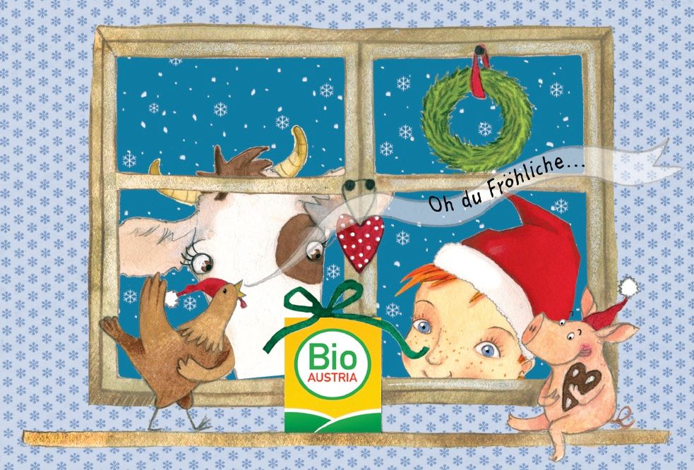 Ein Bio-Weihnachten von seiner süßesten Seite