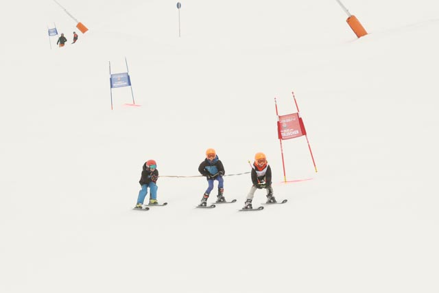 Seilrennen in Hochfügen – da heisst’s „zammhalten“