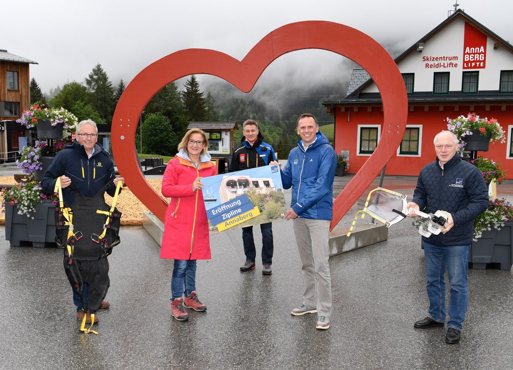 Zipline am Annaberg offiziell eröffnet
