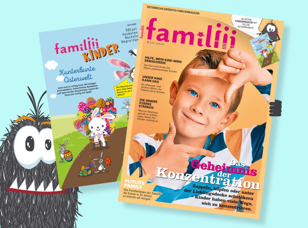 Jetzt NEU: Die familiii April-Ausgabe!