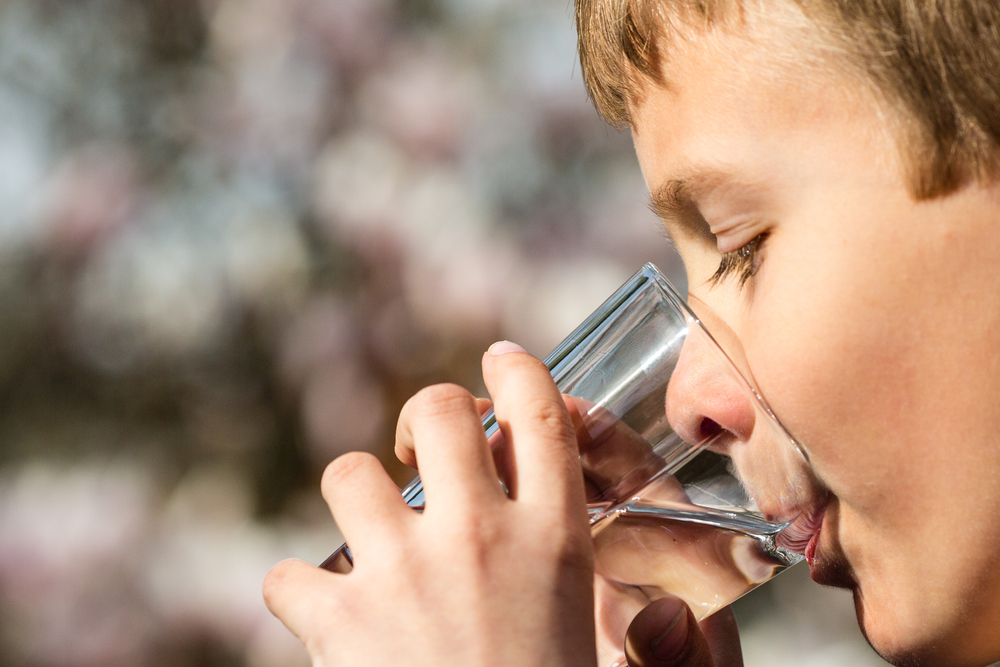 Wasser statt Limonade