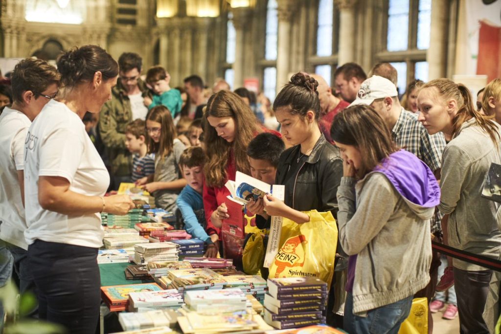 Pünktlich zum Ferienbeginn: Wiener Kinderlesefest mit 40.000 Büchern