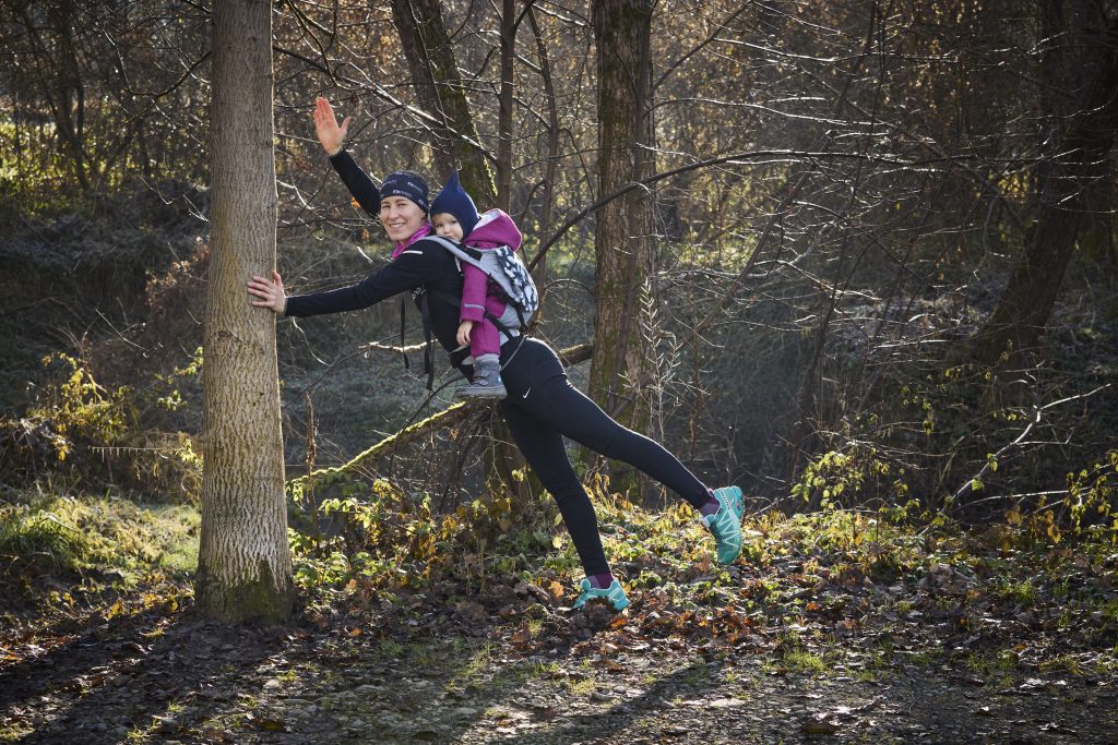 Training mit Tragekind