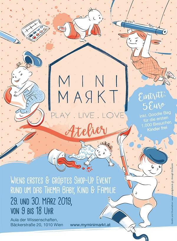 MINI MARKT 2019: Mini-Picassos ganz groß!