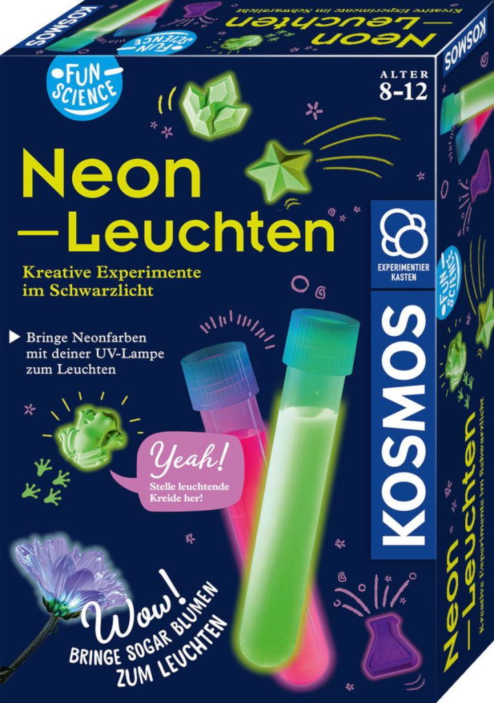 familiii Gewinnspiel der Woche: Fun Science Experimentierkästen „Neon-Leuchten“