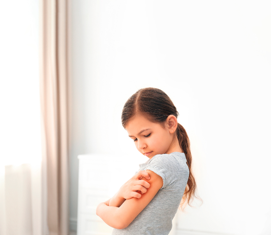 Eine Spritze gegen das Jucken