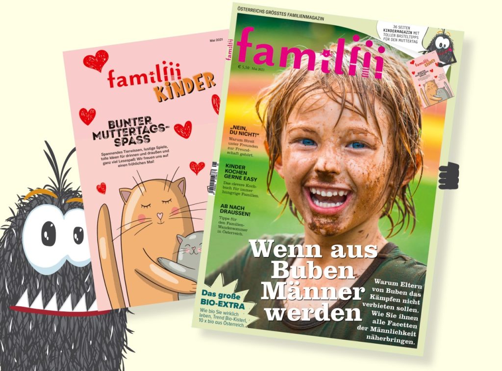 Jetzt erhältlich: das familiii Mai-Heft!