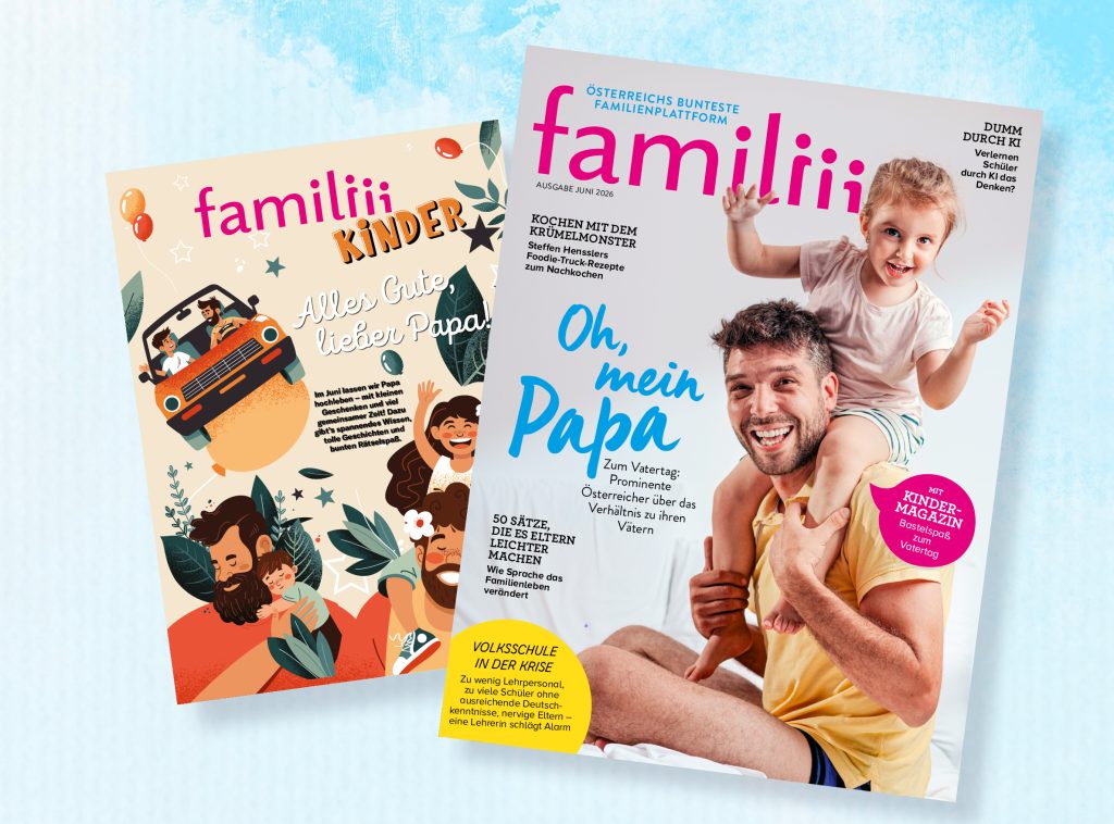 Jetzt neu: die familiii Juni-Ausgabe 2026 ist da! ©familiii